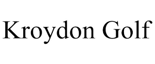KROYDON GOLF
