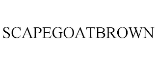 SCAPEGOATBROWN
