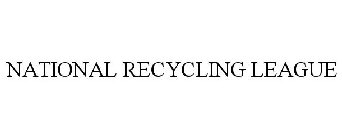 NATIONAL RECYCLING LEAGUE