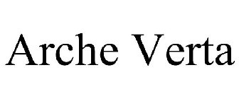 ARCHE VERTA