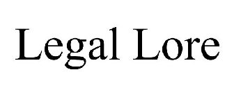 LEGAL LORE