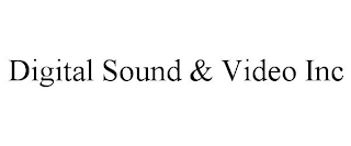 DIGITAL SOUND & VIDEO INC