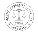 VOSA INCOME INEQUALITY SOLUTIONS CERTIFIED
