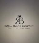 RCB ROYAL BRAND COMPANY TRUST THE ROYAL BRAND