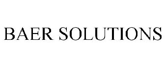 BAER SOLUTIONS