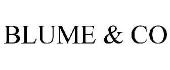 BLUME & CO