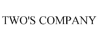 TWO'S COMPANY