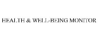 HEALTH & WELL-BEING MONITOR