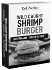 DEL PACIFICO WILD CAUGHT SEAFOODS WILD CAUGHT SHRIMP BURGER SUSTAINABLE CHEMICAL FREE