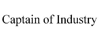 CAPTAIN OF INDUSTRY