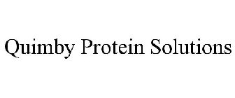 QUIMBY PROTEIN SOLUTIONS