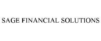 SAGE FINANCIAL SOLUTIONS