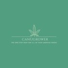 CANUGROWER THE ONE·STOP SHOP FOR ALL OF YOUR GROWING NEEDS!YOUR GROWING NEEDS!