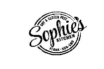 SOPHIE'S KITCHEN, SOY AND GLUTEN FREE, VEGAN NON-GMO
