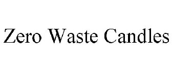 ZERO WASTE CANDLES