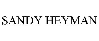 SANDY HEYMAN