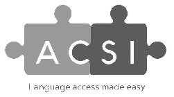 ACSI LANGUAGE ACCESS MADE EASY