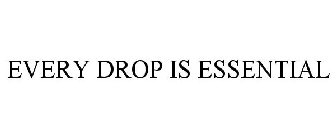 EVERY DROP IS ESSENTIAL