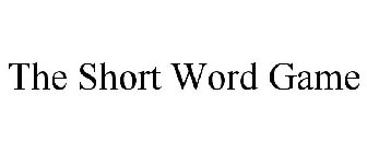 THE SHORT WORD GAME