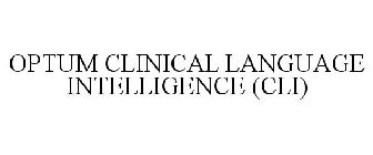 OPTUM CLINICAL LANGUAGE INTELLIGENCE (CLI)