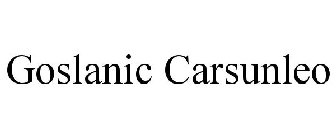 GOSLANIC CARSUNLEO
