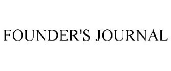 FOUNDER'S JOURNAL