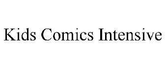 KIDS COMICS INTENSIVE