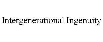INTERGENERATIONAL INGENUITY