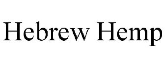 HEBREW HEMP