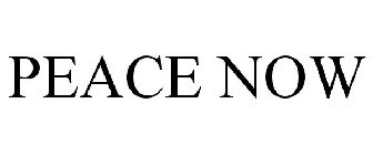 PEACE NOW