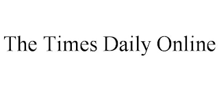 THE TIMES DAILY ONLINE
