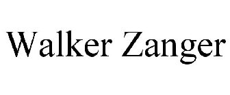 WALKER ZANGER