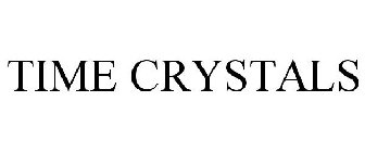 TIME CRYSTALS