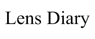LENS DIARY