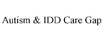 AUTISM & IDD CARE GAP