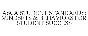 ASCA STUDENT STANDARDS: MINDSETS & BEHAVIORS FOR STUDENT SUCCESS