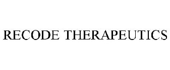 RECODE THERAPEUTICS