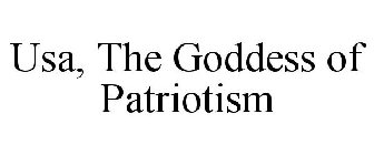 USA, THE GODDESS OF PATRIOTISM