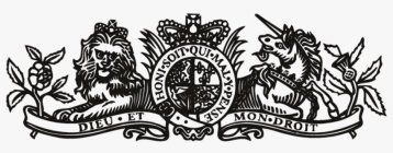 HONI SOIT QUI MAI Y PENSE DIEU ET MON DROITOIT