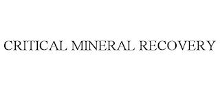 CRITICAL MINERAL RECOVERY