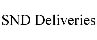 SND DELIVERIES
