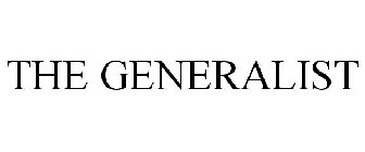 THE GENERALIST
