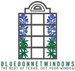 BLUEBONNET WINDOWS THE BEST OF TEXAS. OUT YOUR WINDOW