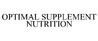 OPTIMAL SUPPLEMENT NUTRITION