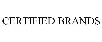 CERTIFIED BRANDS