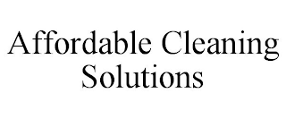 AFFORDABLE CLEANING SOLUTIONS