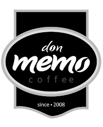 DON MEMO COFFEE SINCE · 2008