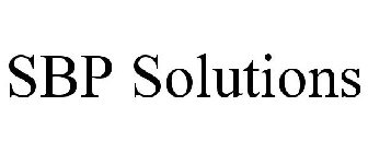 SBP SOLUTIONS