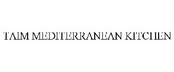 TAIM MEDITERRANEAN KITCHEN