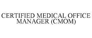 CERTIFIED MEDICAL OFFICE MANAGER (CMOM)